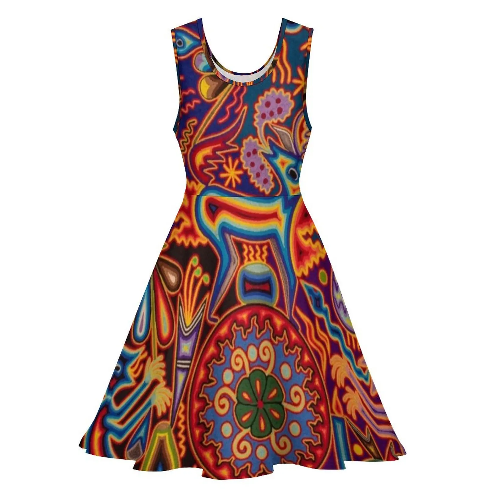 Huichol Sleeveless Dress elegant chic wedding evening dresses Women long dress