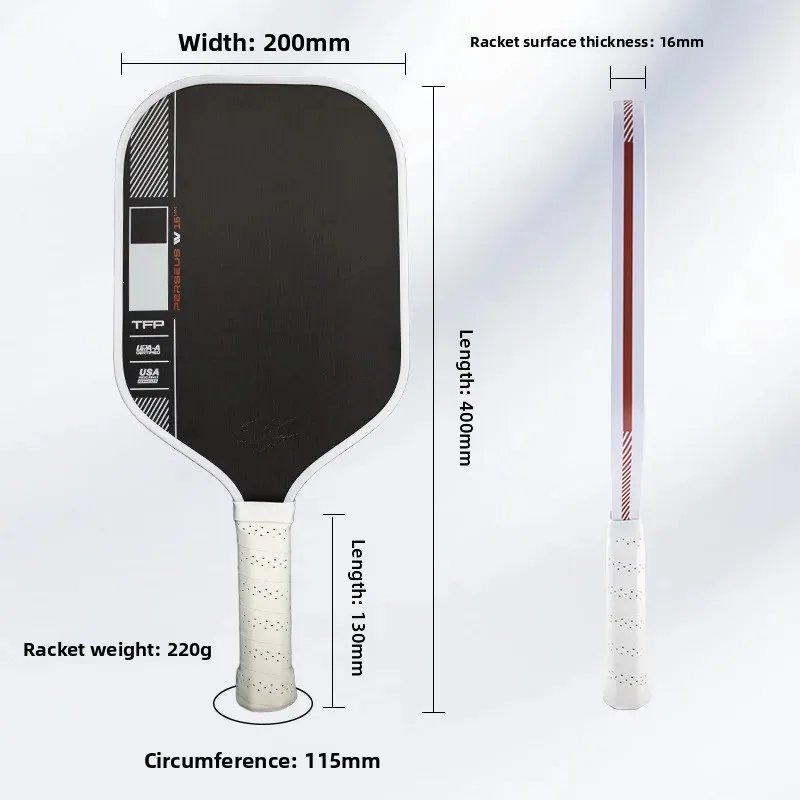 

Portable The fourth-generation core cross-border hot-pressed gen4T700 carbon fiber peak racket is highly durable Outdoor sports
