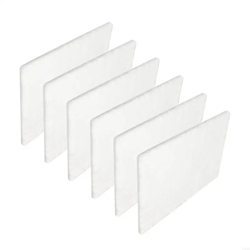 2/4/6pcs ขนเซรามิกขนสัตว์เสถียรและทนทานสี่เหลี่ยมจัตุรัสขนสัตว์เซรามิกการใช้งานฉนวนกันความร้อนของเส้นใยสำหรับเตาผิงเอทานอล HX6C