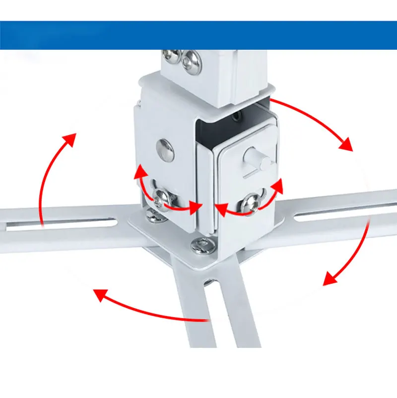 Everycom العالمي العارض قوس شماعات قابل للتعديل العارض الملحقات سقف جبل تحميل 5 كجم لأجهزة العرض LCD DPL