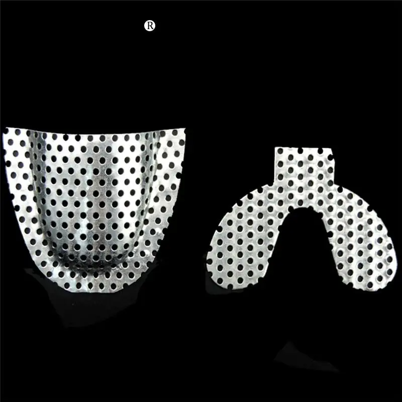 20pcs/bag Upper Lower Dental Lab Denture Materials Golden Metal Palatal Reinforcement Mesh for Acrylic Partial Denture Materials