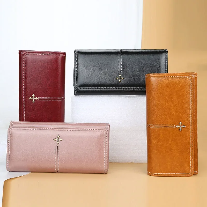 

Women Wallet PU Leather Purse Female Long Handbag for Women Coin Purse Card Holders Clutch Zipper Mobile Phone Wallet Carteras