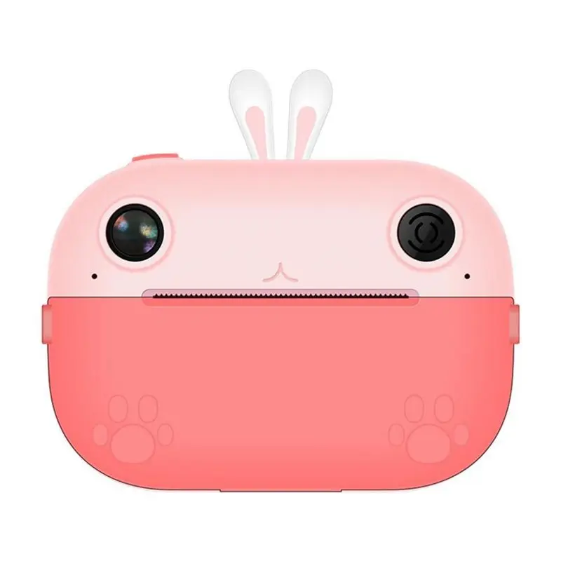 wott-children-point-and-shoot-camera-mini-hd-photo-printing-camera-children's-photo-printing-cartoon-camera-video-recording-pink
