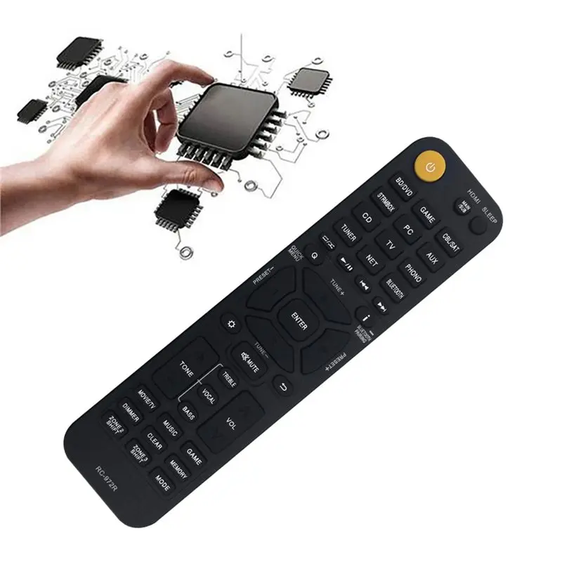 AEE7-Replace RC-972R Remote For Onkyo TX-RZ710 TX-RZ810 TX-NR555 TX-NR656 TX-NR757 TX-NR595 TX-RZ840 TX-NR797 AV RECEIVER