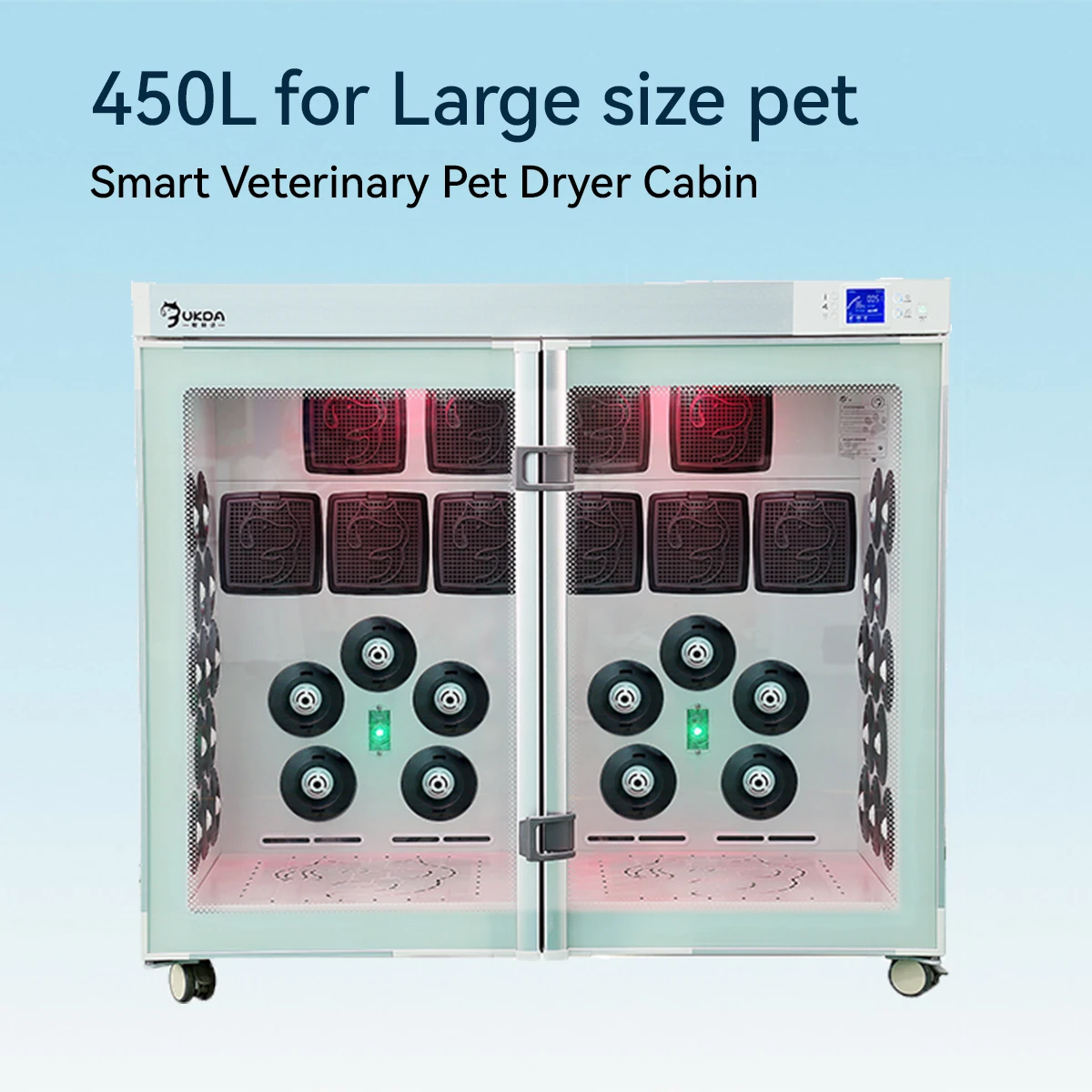 U1+ 450L Large Space Veterinary Intelligent Cabinet Dryer