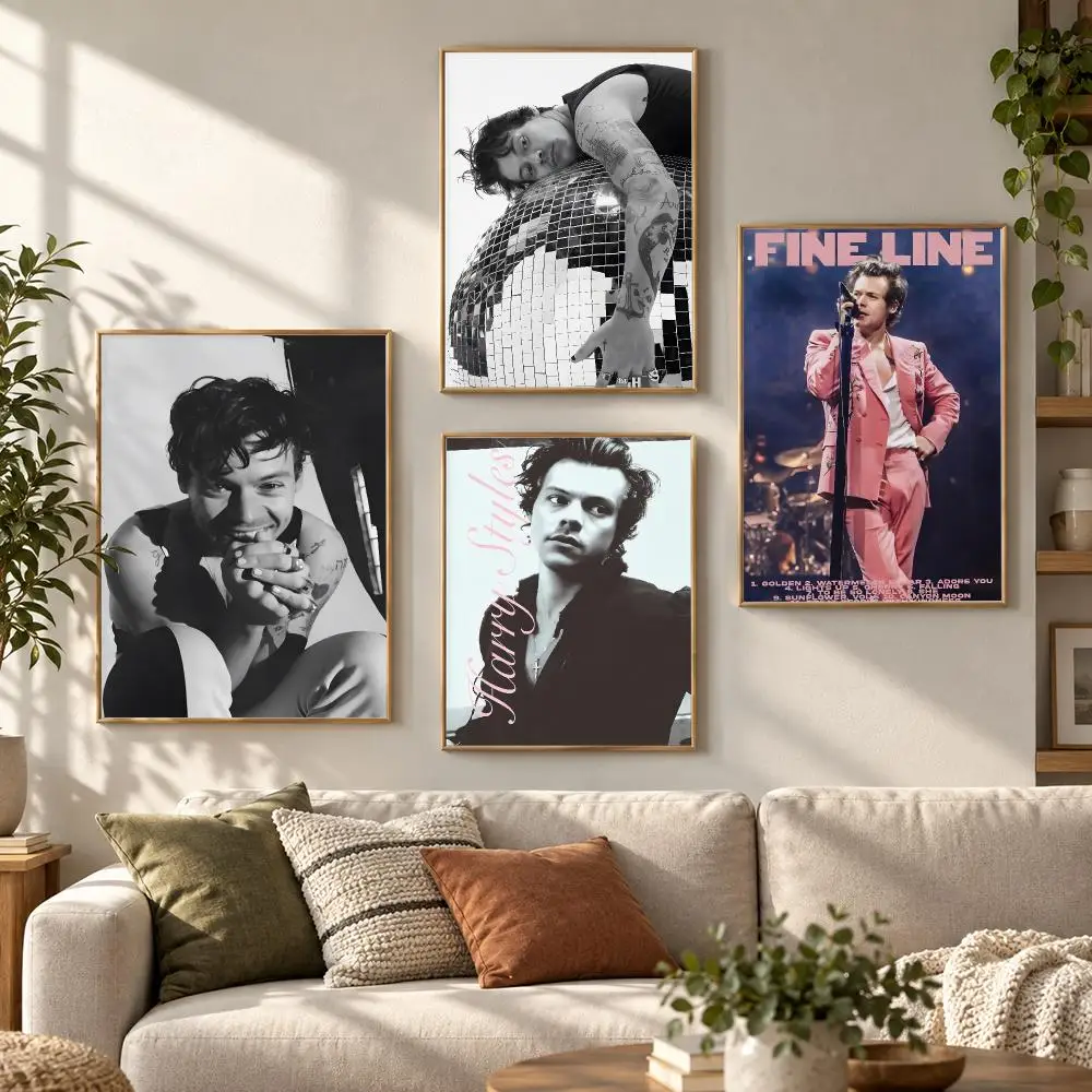 Singer H-harry Styles Poster HD Waterproof Aesthetic Wall For Home Decor Trendy Durable Easy To Apply Art