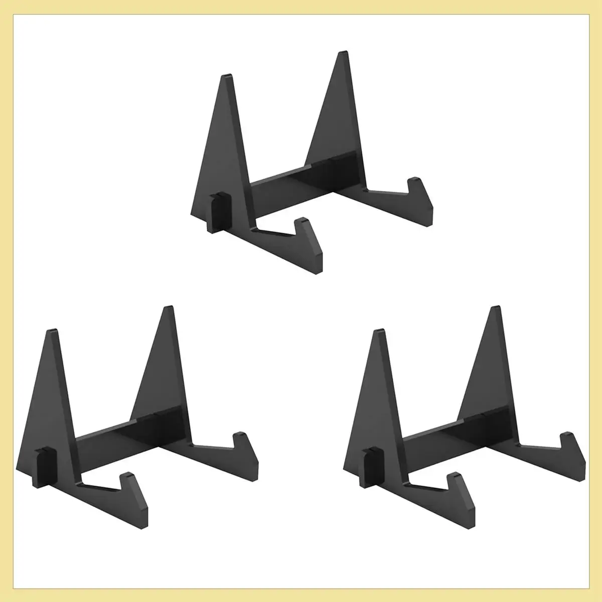 TTKK-3X Акриловая подставка для книг Подставки для учебников Полка для записей Полка для альбомов для демонстрации фоторамки Брошюра, черный