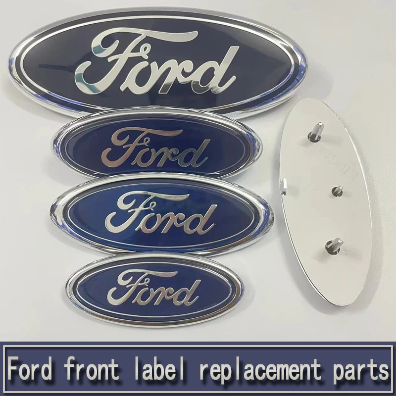 Explorer F150 Ranger Fi.C. Mondeo Focus 3 ATIC Edge Taurus front hood badge, trunk sticker, 7/9 inch Ford accessory car