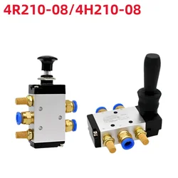 4R210 pneumatic mechanical reversing hand push and pull gas 4H210-08 cylinder control switch hand valve four-position five-way m