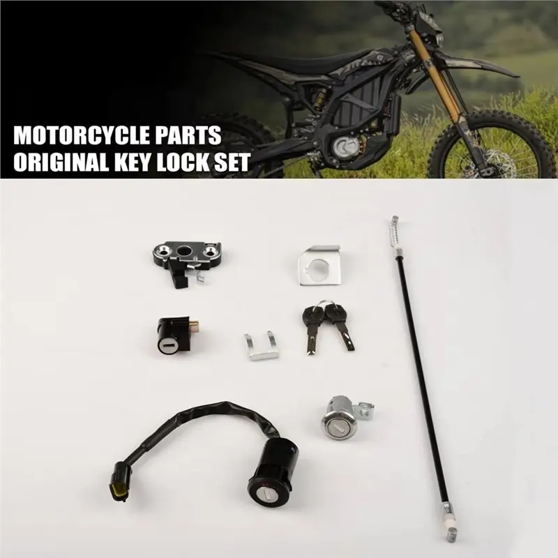 NEW HOT In Stock-For Sur-Ron Surron Ultra Bee Key Set Start Lgnition Switch Electric Door Lock Key Kit Electric Dirt Bike Motorc