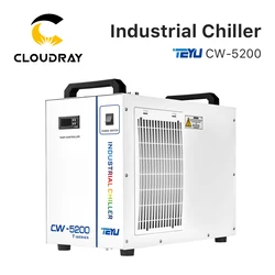 Промышленный Воздушный водяной охладитель Cloudray 50/60 Гц S & A CW5200 110 В/220 В, охладитель для лазерного гравировального станка CO2