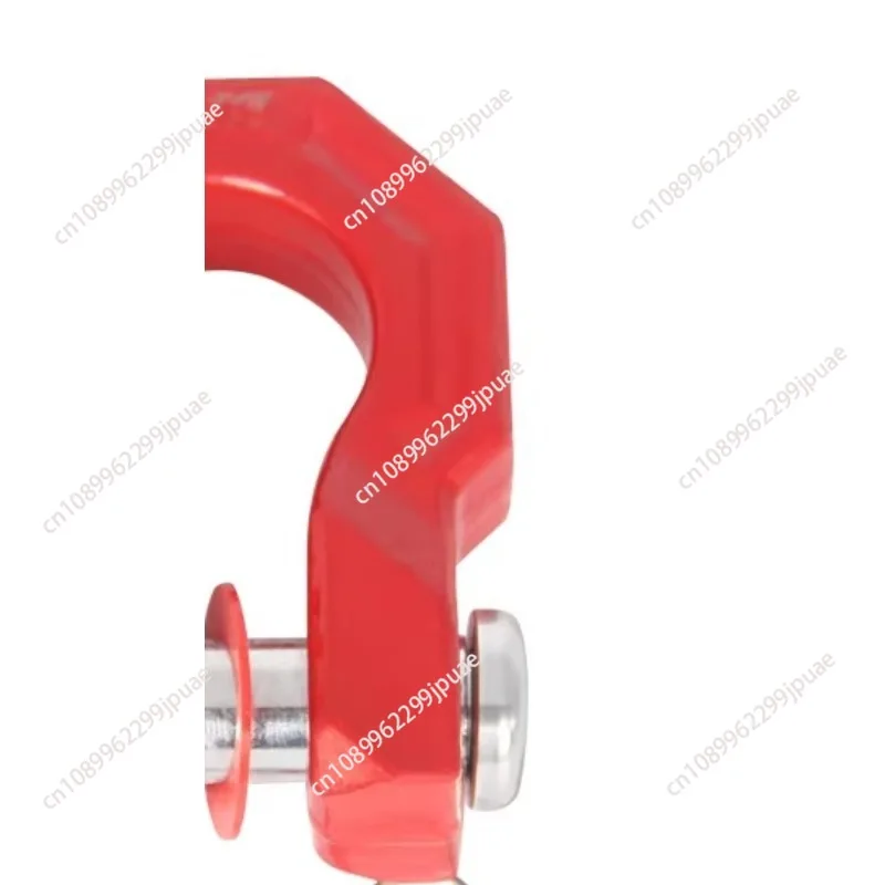 Solid U-shaped Shackle Anti-theft Rescue Bottom Seat Trailer Hook Rogue Hook Forging D-shaped Hook Ring Modification
