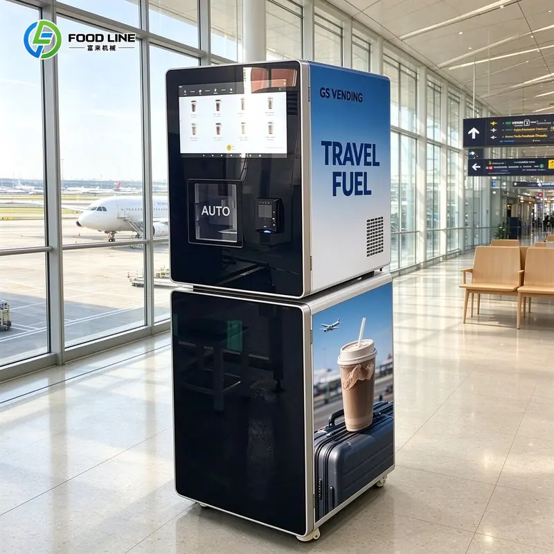 Protein Shaker Vending Machine for Protein Beverages & Shakes-SDK Enabled Touchscreen Multiple Payment Options FL Customized