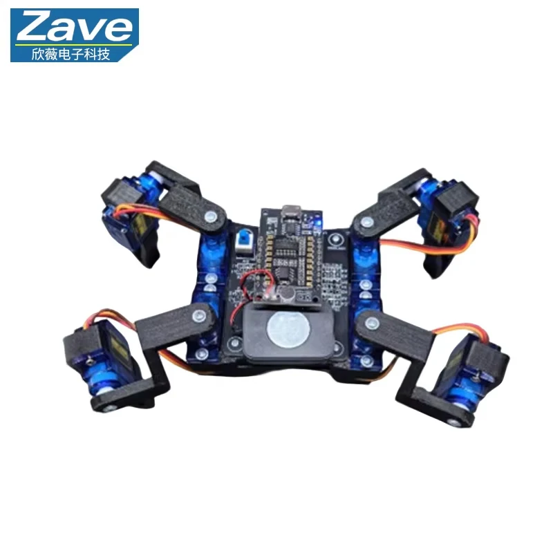 new-ai-intelligent-voice-recognition-quadruped-robot-spider-bionic-diy-programming-maker-kit