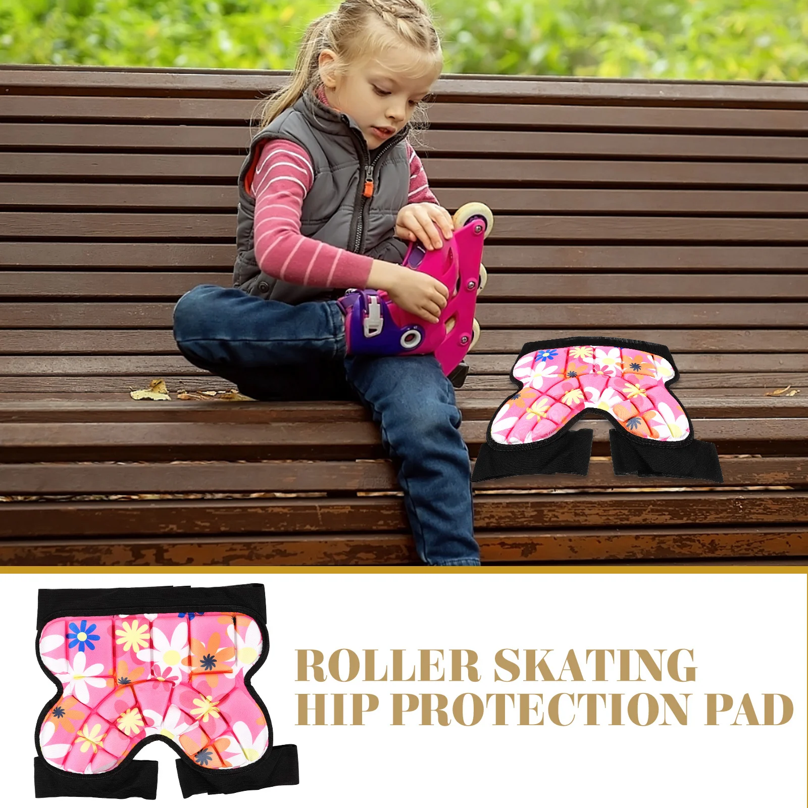 

Hip Pants Skating Pad Roller Protector Anti-fall Blue Cushion Sports Butt Pad Hip Protector Durable Shock