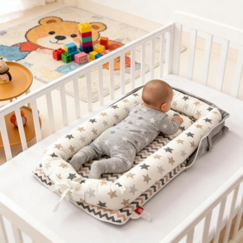 

Новая регулируемая переносная кроватка-рюкзак с веревочным креплением, легкая, дышащая, сетчатая, для новорожденных и малышей