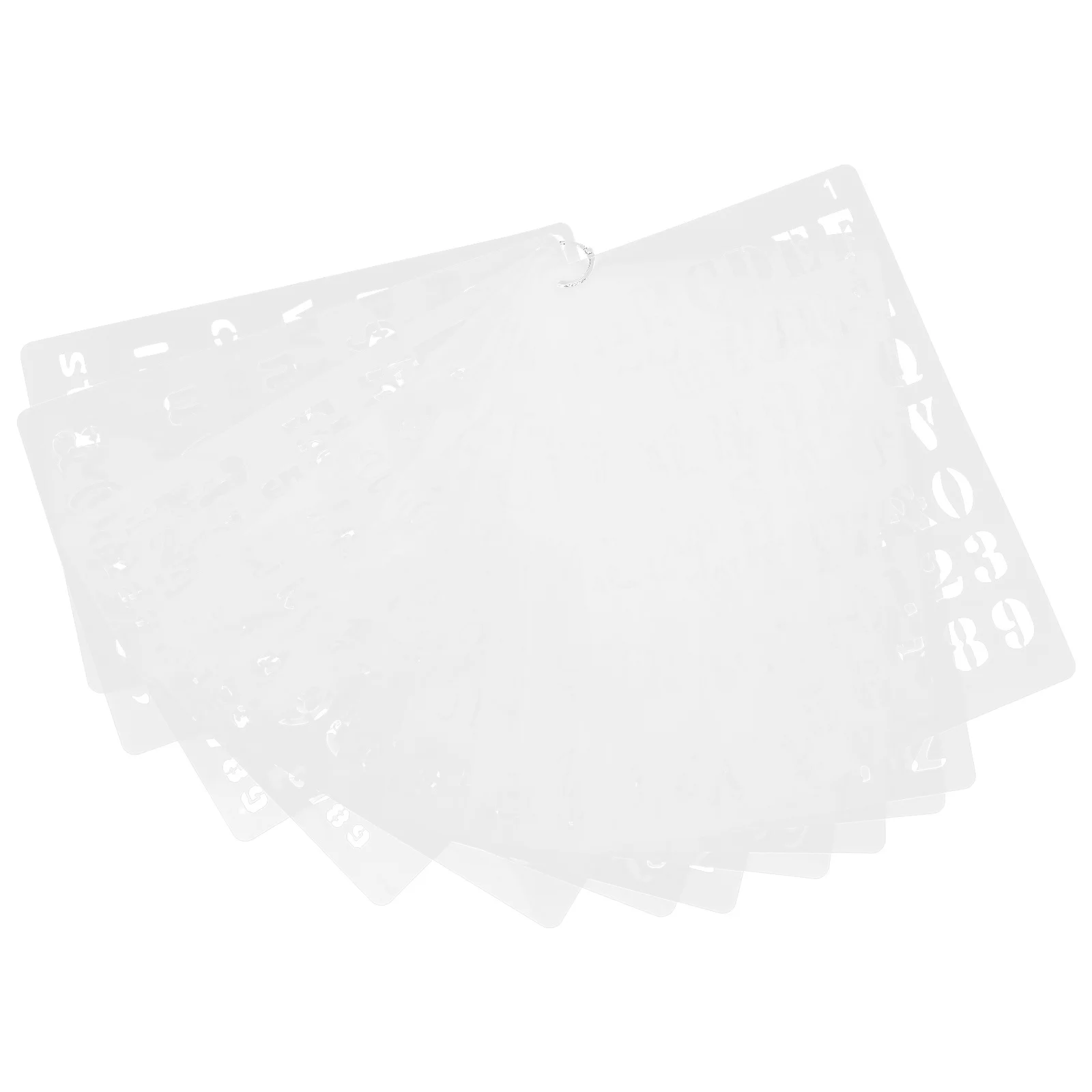 12 قطعة استنسل رقم الحروف تصميم مجوف سهل التركيب للمنزل والمكتب والمدرسة قوالب رسم ديكور ذاتية الصنع استنسل حصيرة الباب