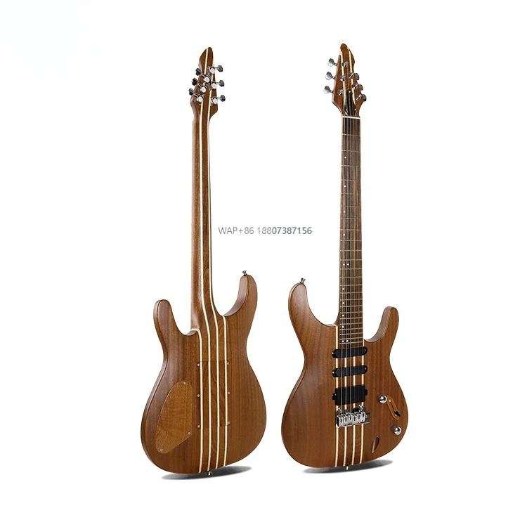 

Оптовая продажа 24-ладовой гриф через корпус из цельного красного дерева, электрогитара в стиле ST