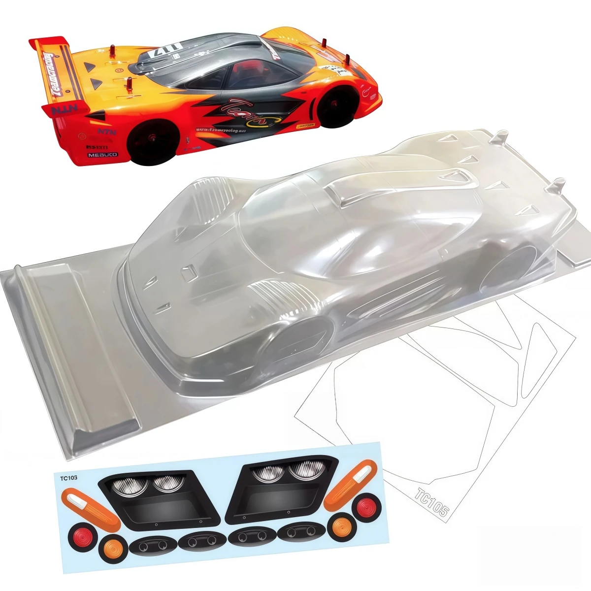 team‑c-tc105-1-10-carrozzeria-trasparente-in-pc-f1-gtr-larghezza-190mm-passo-258mm-carrozzeria-in-lexan-con-alettone-posteriore-per-auto-rc-1-10-da-strada