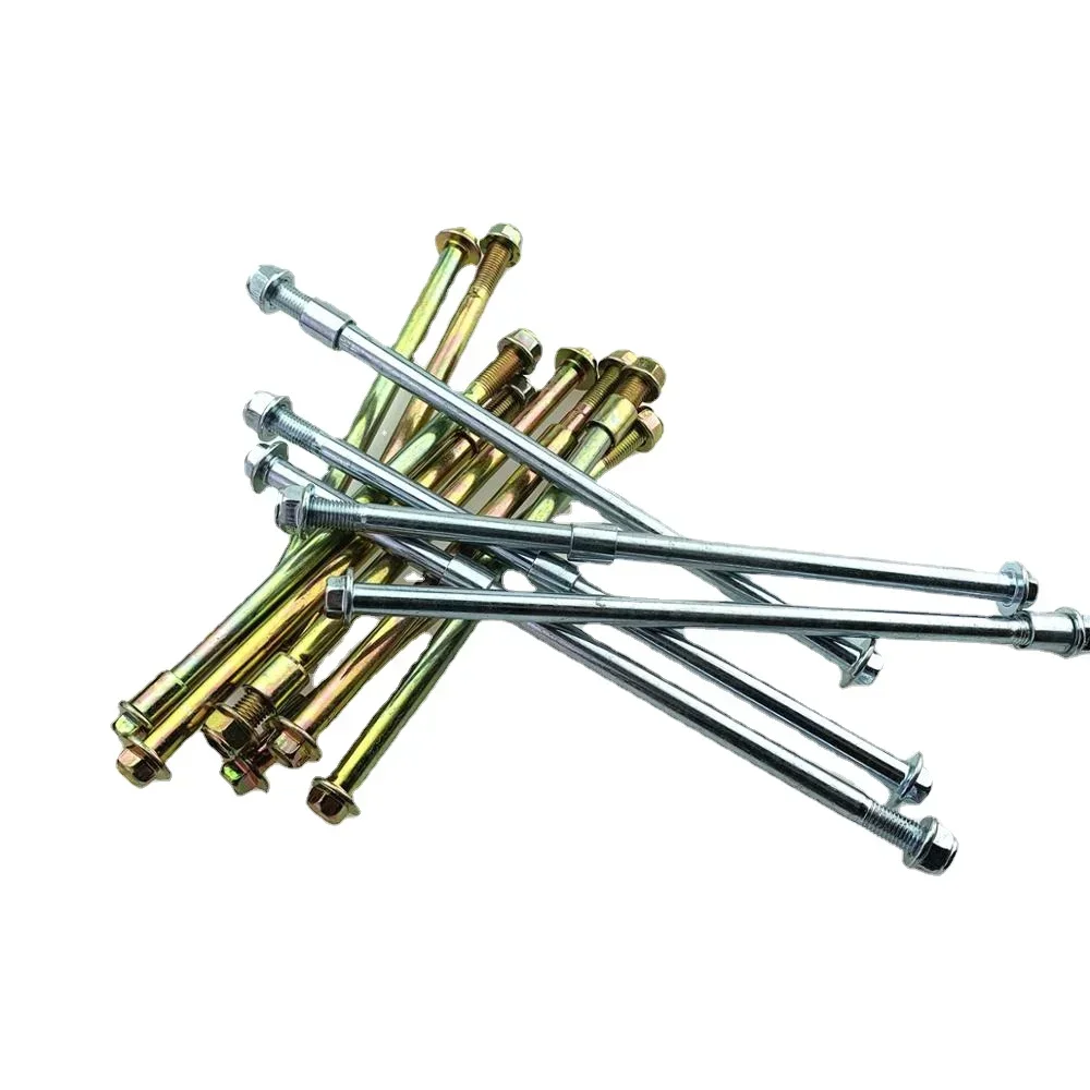 Electric Tricycle Front Bearing 10mm 12mm 15mm Simple Motorcycle Front Axle Hub Axle Axle 14mm 20mm