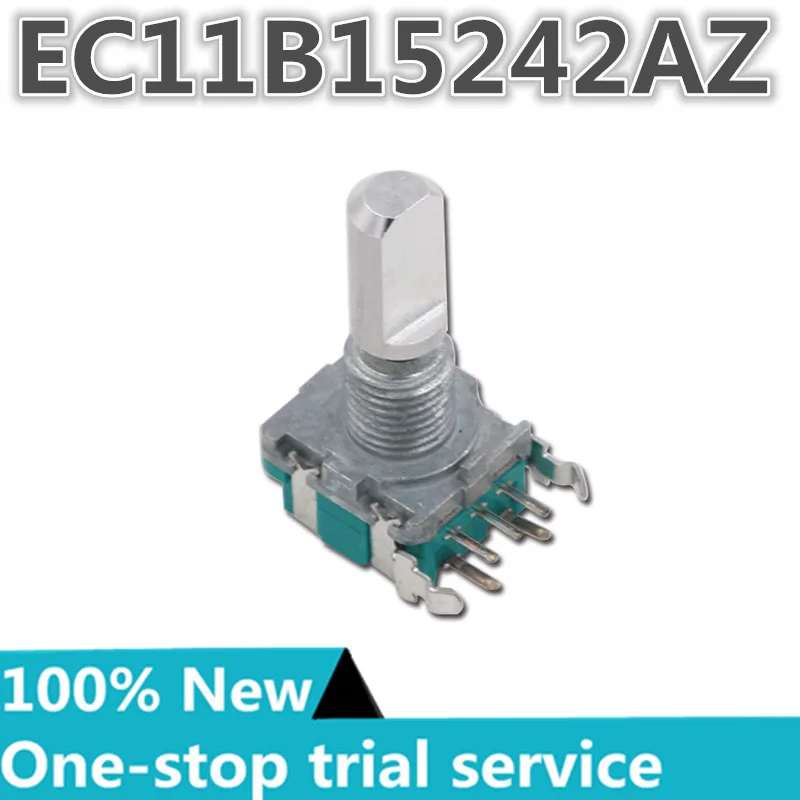 5-100pcs %Original stock rotary encoder EC11B15242AZ three-piece set