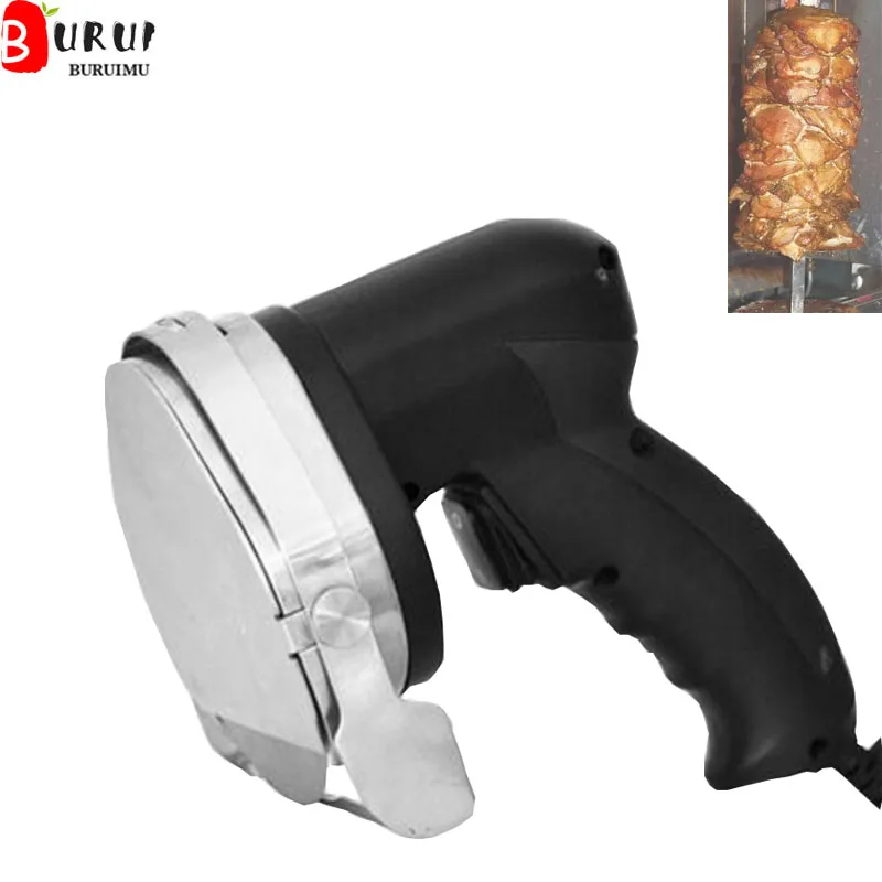 

Commercial 110V/220V Stainless Steel Shawarma Gyro Cutter Kebab Slicer