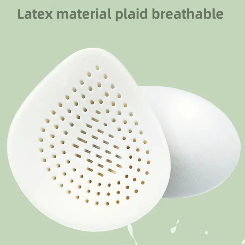 Bralette deportivo inalámbrico de látex Natural, sujetador con relleno de inserción extraíble, copas finas transpirables y ligeras, cómodo sujetador no acolchado