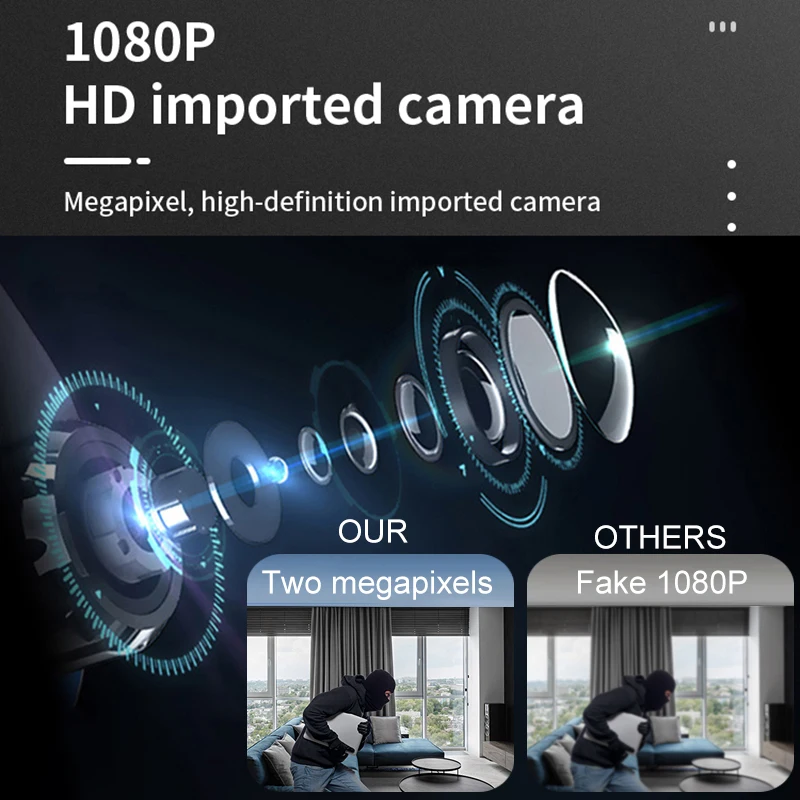 Xiaomi Q15 HD Nachtsicht 1080P Drahtlose WiFi Kamera Sicherheit Schutz Remote Monitor Camcorder Video Überwachung Smart Home