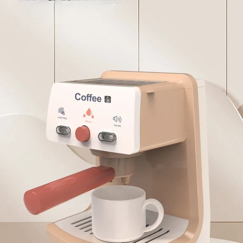 Zabawki dla dorosłych dzieci - ekspres do kawy do zabawy w udawanie, symulacja kuchni, odgrywanie ról, prezenty urodzinowe i noworoczne dla maluchów.