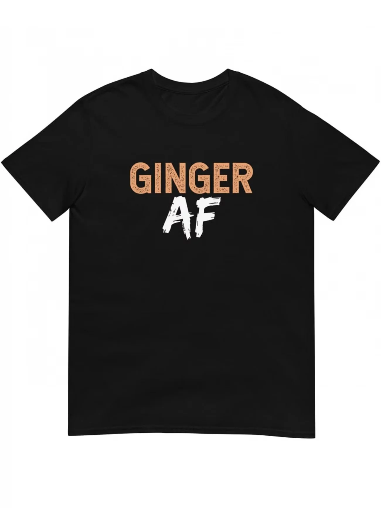 Men's funny meme GINGER AF ironic humor weirdcor Sarcastic Hilarious T Shirt Summer Oversize Tee Women Loose Novelty Streetwear