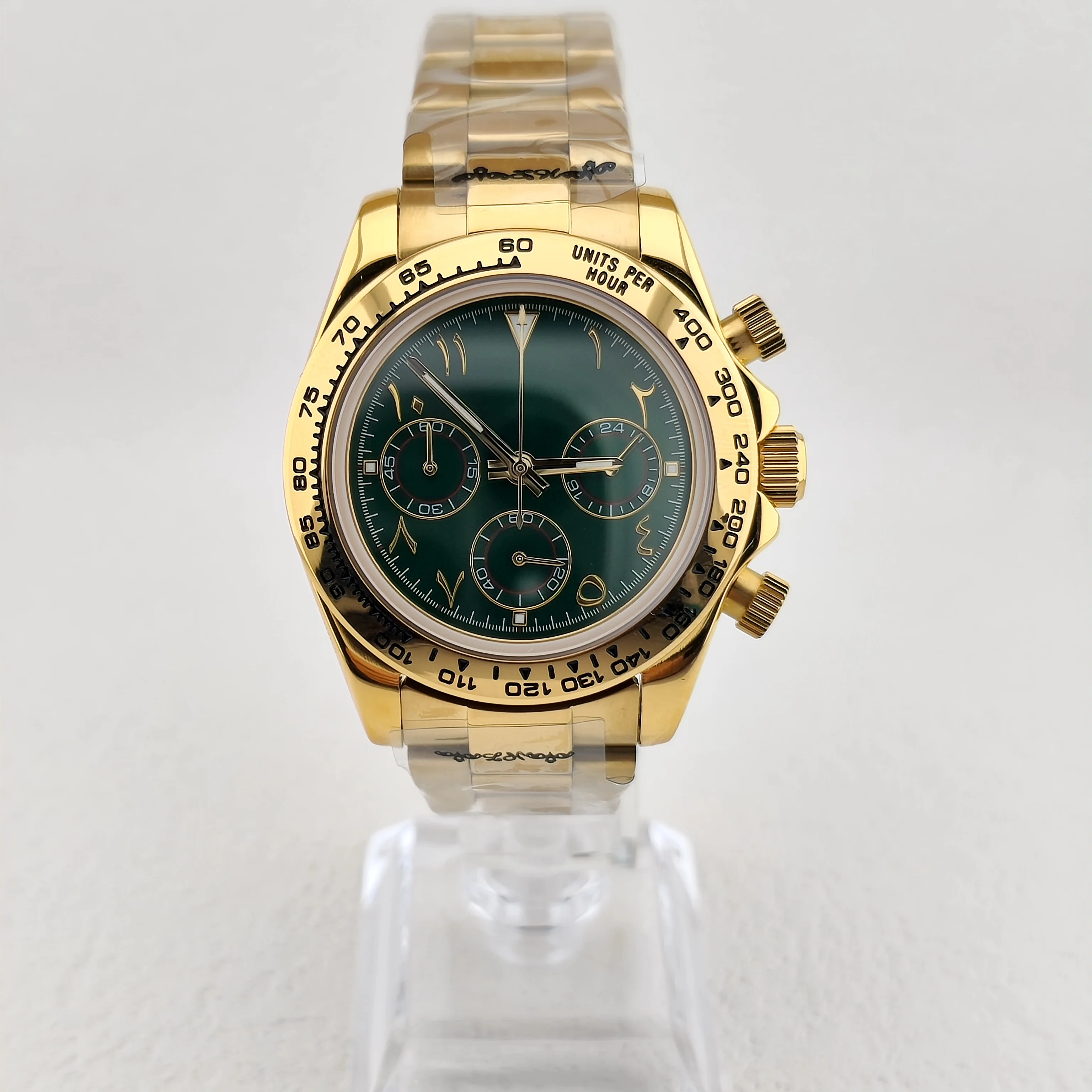 Men's luxury watch VK63 watch Sports Quartz Watch Sapphire multifunctional Mechanical timing watch for vk63 Movement
