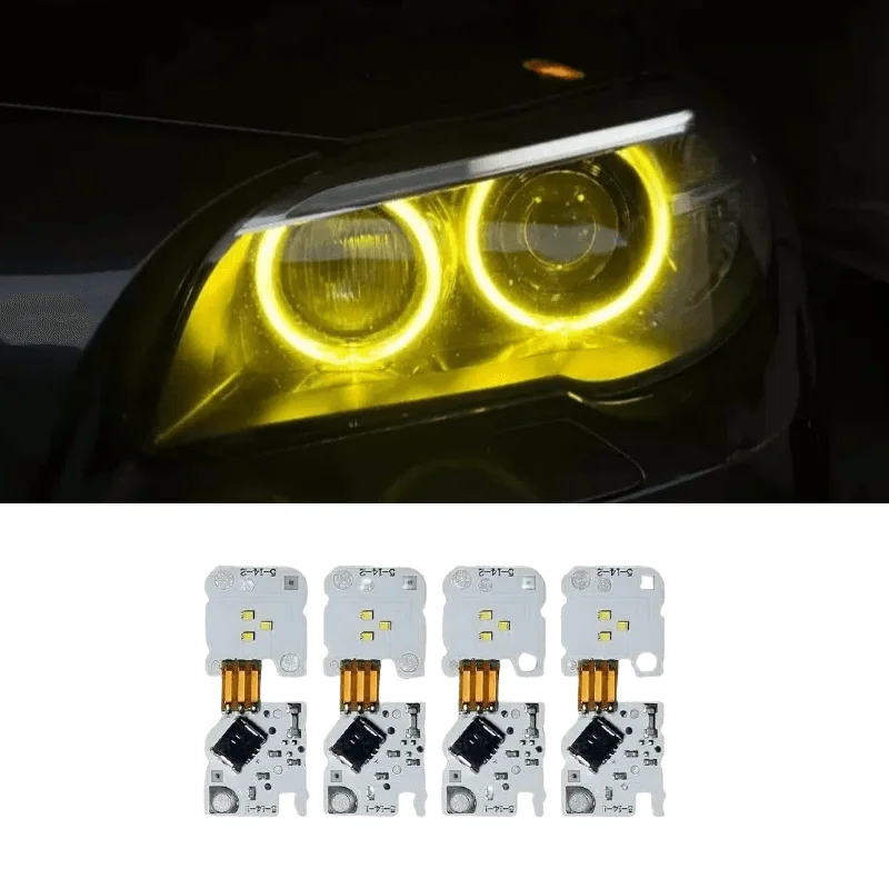 

OEM 63117343876 Yellow LED Angel Eye Light Module DLR PCB Board Chips for BMW F10 F11 F18 5 Series Daytime Running Lights