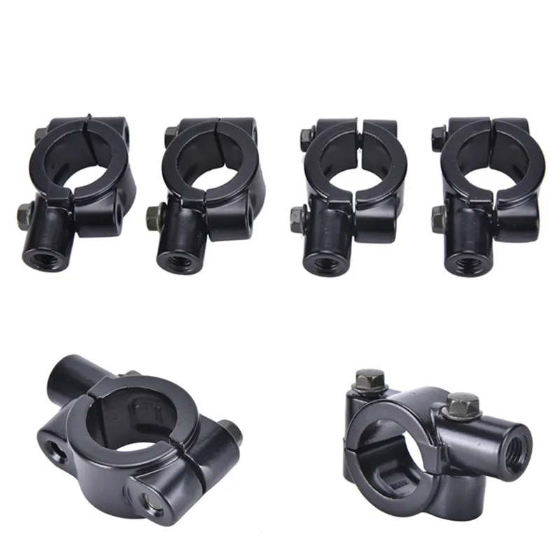 1PC Motorcycle Rearview Handlebar Mirror Mount Holder Adapter Clamp Base 8mm 10mm 7/8