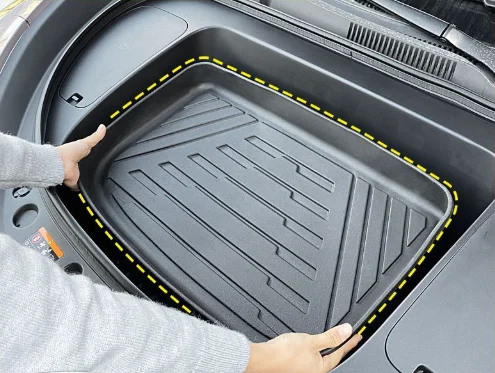 Car Front Trunk Mats TPE For Geely EX2 Accessories E2 Xingyuan E22H 2025 2026 Waterproof Wear-resistant Compartment Storage Pad