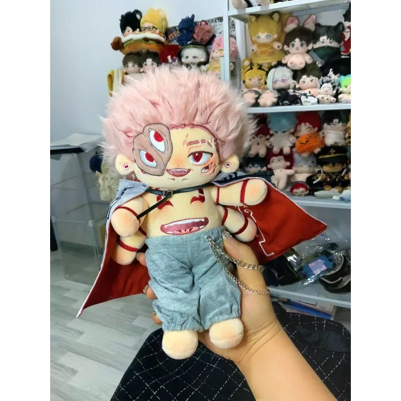 Peluche Anime Ryomen Sukuna Cosplay, 20cm, Body fur s Up, Vêtements, Tenue, Jouets, Figurines, Cadeau d'anniversaire