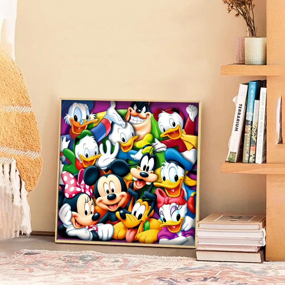 Disney Diamond Painting Stitch Full Round Square Diamond Fruit Craft Kit Ręcznie robiony prezent Dekoracja ścienna