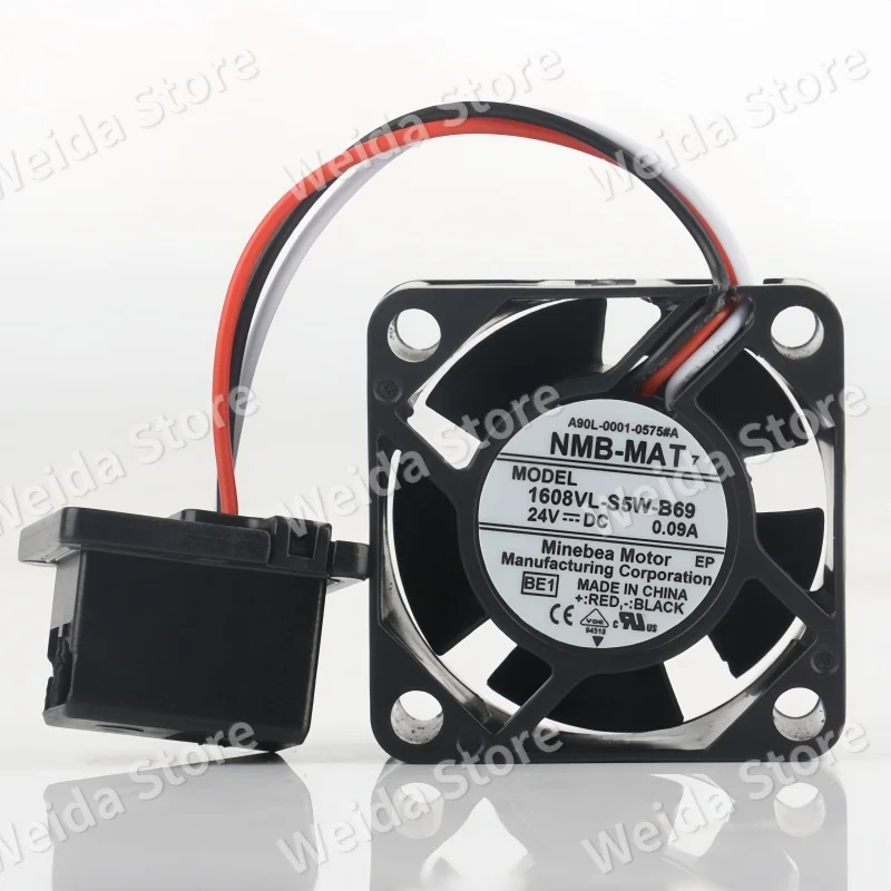 

New original NMB DC24V 0.09A AC EC 4020 40X40X20MM 4CM Fanuc drive Quiet inverter 3-wire 1608VL-S5W-B69 cooling fan