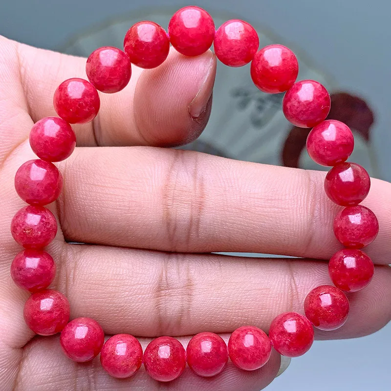 Natural rose quartz bracelet