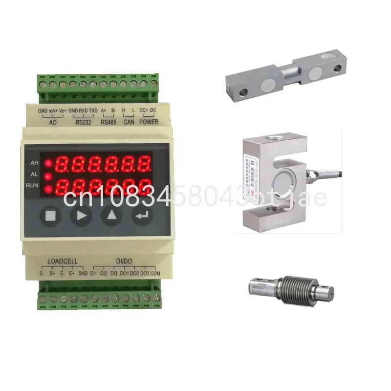 Mini Guide Rail weighing indicator Controller with 4-20mA and 0-10V BST106-M60S[L]