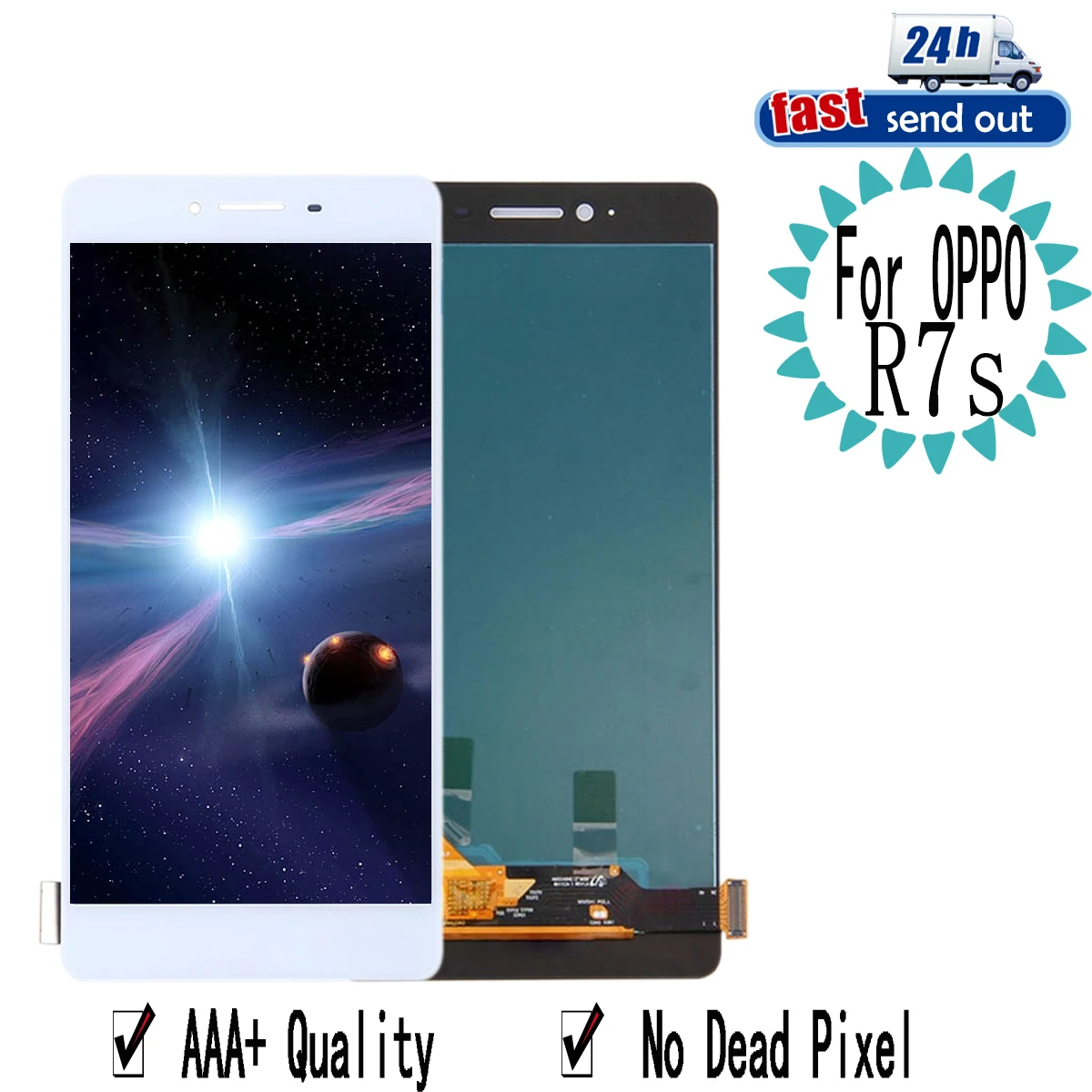 

R7s ЖК-дисплей для OPPO R7S, ЖК-дисплей, преобразователь сенсорного экрана в сборе, замена для OPPOR7S