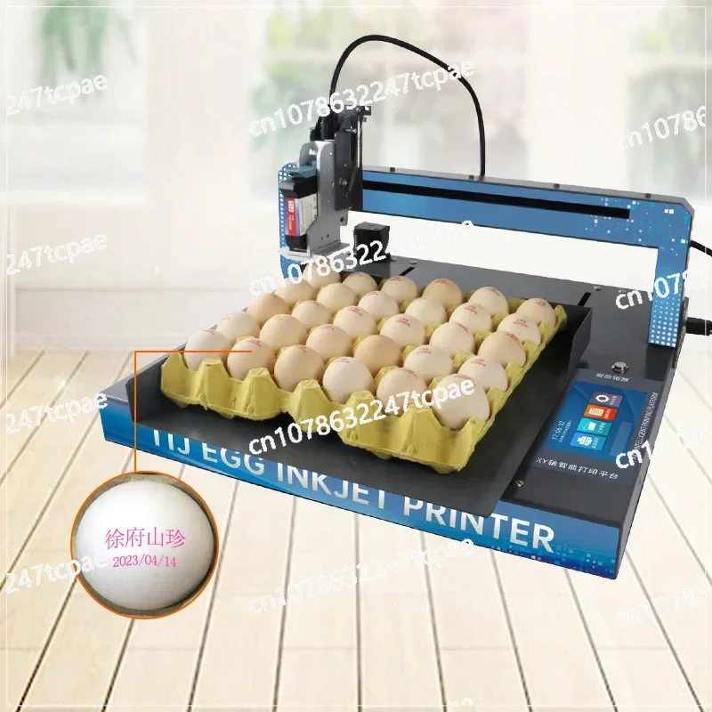 طابعة البيض الأوتوماتيكية صينية البيض آلة الطباعة النافثة للحبر دفعة رمز التاريخ شعار الدجاجة بطة حمامة البيض بمناسبة معدات ختم #2