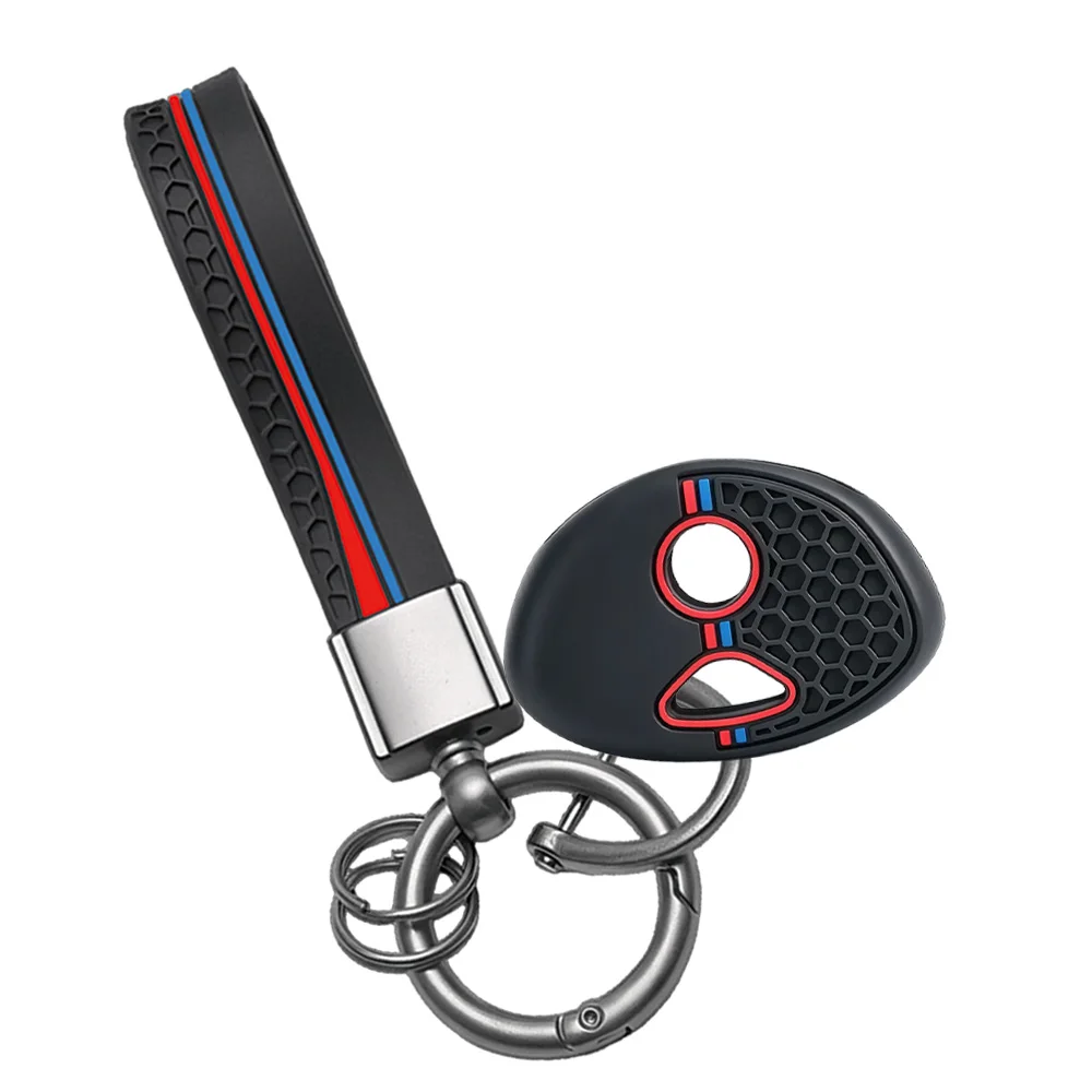 Silicone Motorcycle Key Cover Case Shell Keys Protection Keychain For BMW F650GS F800GS S1000RR R1200RT F650 F800 GS R1200 RT