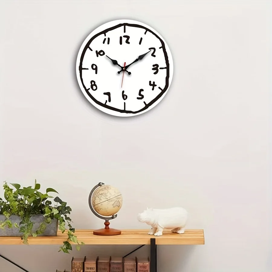 Новые 12-дюймовые минималистичные и стильные настенные часы.