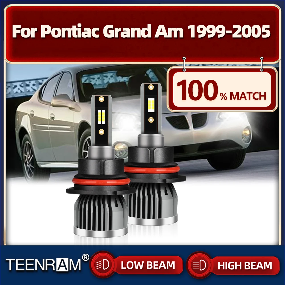 

LED Car Headlight Bulbs 120W 20000LM CSP Chips Auto Headlamps 12V For Pontiac Grand Am 1999 2000 2001 2002 2003 2004 2005