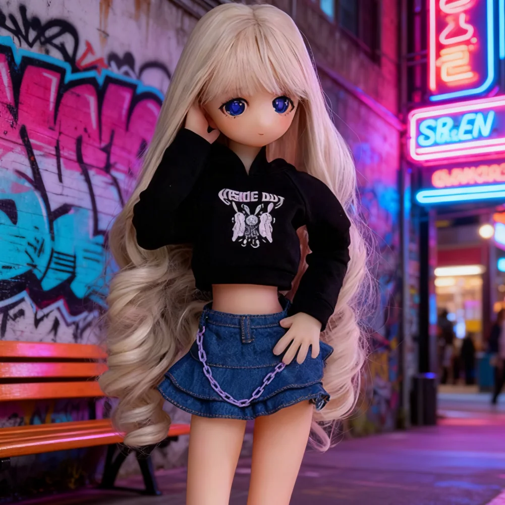 

Newly 40cm Princess Doll 1/6 Bjd Ptpe Soft Rubber with Skeleton Humanoid Doll Small Figure