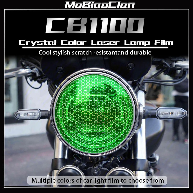 

For Honda CB1100 Motorcycle color changing film headlight and taillight protection sticker honeycomb laser film