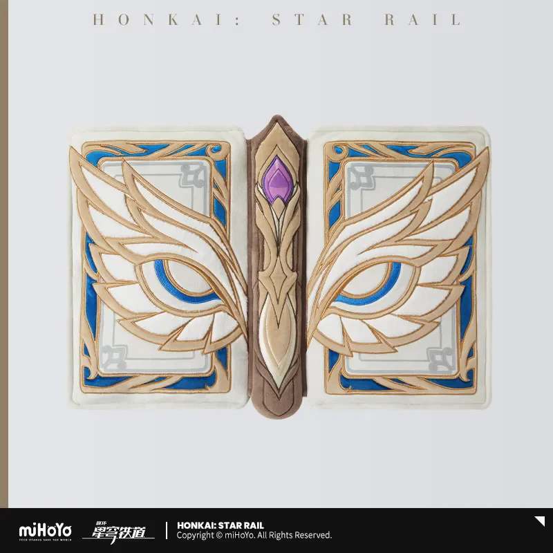 [Genuino] Honkai Star Rail Mercancía Oficial miHoYo Original Dr. Almohada de libro de relación, cojín, mascota, Cosplay, almohada de Anime, regalo de Navidad