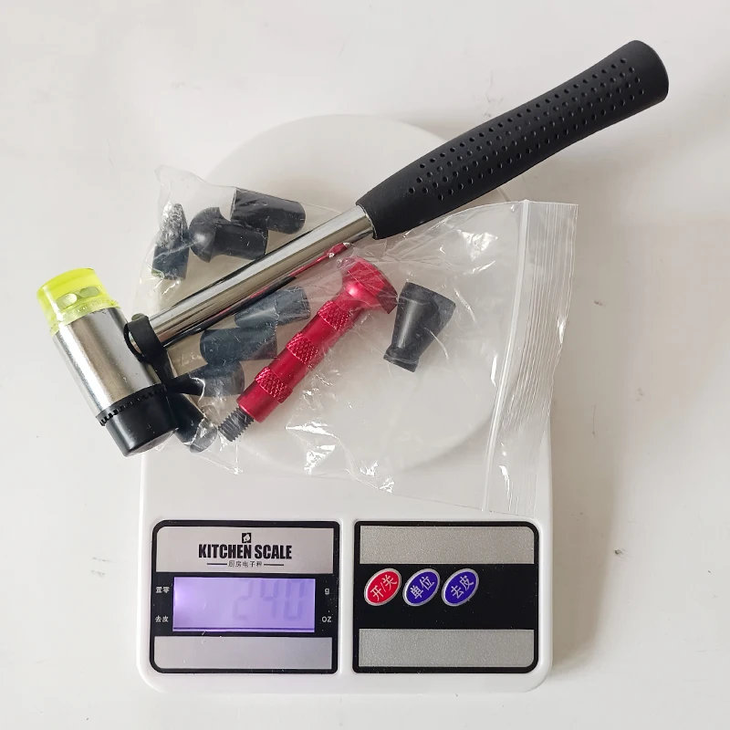 ATPRO Tools Kits Rubber Hammer 10pcs Leveling Pen Paintless Dent Repair Tool Hail Dent Removal Kit Hand Tool Set Kits