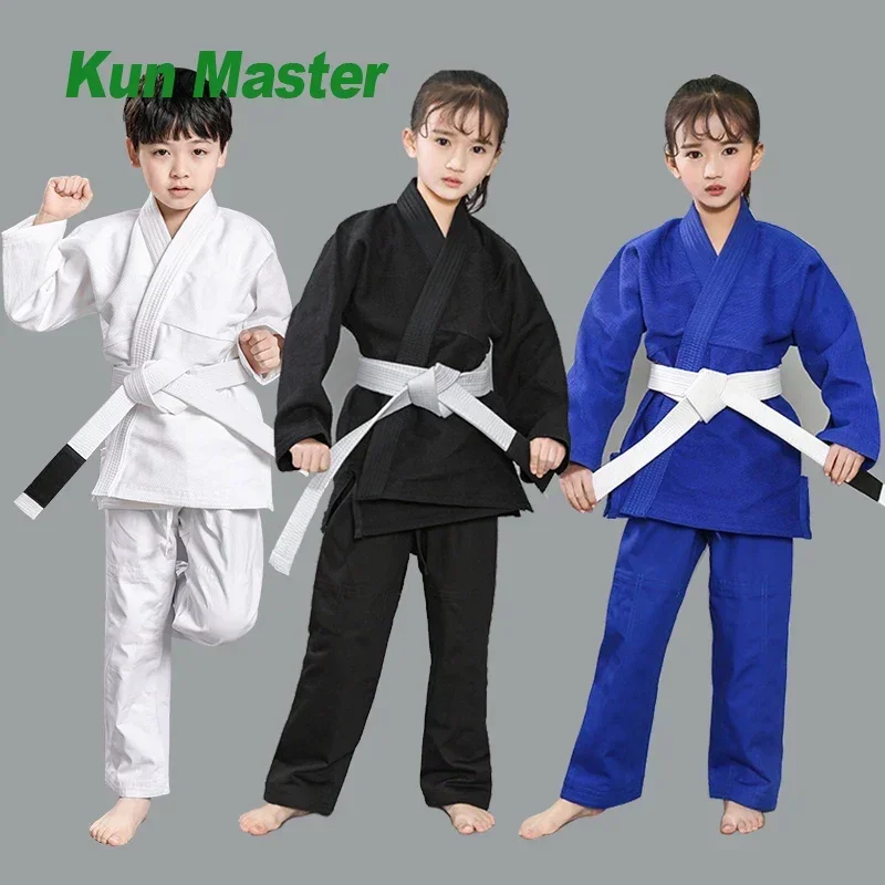 Brazilian Jujitsu Wear Resistant Clothes Men's And Women's Professional Training Clothes Children's Adult Jujitsu Clothes Black