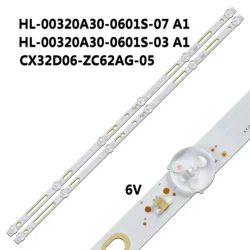 Tira de retroiluminación LED para CX32D06-ZC22AG-05 HS- 30800532 Z10DTZ002-A20 43MK-C32001-35V2 LE-32Z10 32LEM-1045/T2C 32LEX-5045/T2C